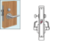 Show details for Cal Royal SC8440LG US32D Heavy Duty Grade 1, Privacy with Deadbolt Ligature Resistant Mortise Lockset - Stainless steel SC8440n