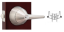 Show details for Cal-Royal ICLRC09 US32D Grade 1, Ligature Resistant Institution Lock - Stainless Steel - Accepts SFIC Core Cal-RoyalICLRC02