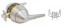 Show details for Cal-Royal LRC30 US32D Grade 1, Ligature Resistant Passage Lock - Stainless Steel Cal-RoyalLRC301