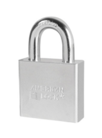 Show details for American Lock A3260WO 2 In. Wide Solid Steel Body, 1-1/8 In. Tall 3/8 In. Diameter Boron Shackle, SFIC Without Cylinder A3260
