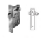 Show details for Arrow AM44 26D Classroom - Cylinder x Thumbturn, Deadbolt Mortise Lock - Satin chrome am41