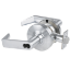 Show details for Schlage ALX53B RHO 626 Grade 2 Entrance Cylindrical Lock, Rhodes Lever, Non-handed, SFIC Less Core, Satin Chrome Finish shaber