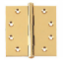 Show details for Cal-Royal SBH44 Full Mortise, Standard Weight, Plain Bearing Solid Brass Hinge, 4" x 4" - Template - Box Of 2 Cal-RoyalSBH44
