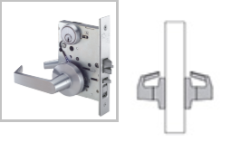 Show details for PDQ MR205, F Series Grade 1 Extra Heavy Duty Double Dummy Mortise Lock MR205