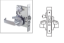 Show details for PDQ MR136, F Series Grade 1 Extra Heavy Duty Dormitory, Entrance Mortise Lock mr136
