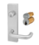 Show details for Cal-Royal ICSCHDTSESC-05 Storeroom Exit Device Escutcheon Lever Trim - Stainless Steel - Accepts Schlage LFIC Core Cal-RoyalICSCHDTSESC-00