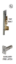 Show details for Cal-Royal AUXSLAFLW4 Wood Door Self-Latching Bolt (Top) With Auxiliary Fire Latch (Bottom) Cal-RoyalAUXSLAFLW4