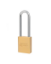 Show details for American Lock A3652WO 1-3/4in (44mm) Solid Brass Door Key Compatible Padlock with 3" (75mm) Shackle, No Cylinder A36512