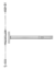 Show details for Precision 2602CD Apex Concealed Vertical Rod Exit Device, Exit Only, Dummy Trim Prep, Cylinder Dogging - Narrow Stile 2600CD