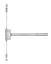 Show details for Precision FL2814 Apex CVR Fire Rated Exit Device, Lever/Knob Always Active, Wide Stile FL2800