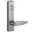 Show details for PHI Precision 2903B-630 Narrow Stile Lever Exit Device Trim - Key retracts latchbolt, Lever Design "B" PHI_2903_B_630