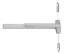 Show details for Von Duprin 9827DT / 9927DT Surface Mounted Vertical Rod Device, Dummy Function, Escutcheon Pull 9827EO
