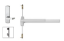 Show details for Von Duprin 9847L-BE / 9947L-BE Concealed Vertical Rod Panic Exit Device, with Blank Escutcheon 9827LBE