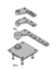 Show details for Ives 7245F-SET SPBLK, 1-1/2" Offset Fire Rated Pivot Set, Sprayed Black 7245F