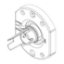 Show details for Schlage Electronics 47258544, AD/CO Series Exterior Spring Cage with Fasteners for Cylindrical/Mortise Locks, Yale FSIC 47258544