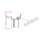 Show details for Schlage Locknetics 4903F 628, 490 Series Filler Plate, 1-1/4 In by 3/8 In, SatIn AlumInum 4904A