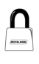 Show details for Schlage 850410 Padlock, Covered Laminate Steel, 1-1/2" Width, 1/4" Shackle, 1-1/8" Clearance 850410