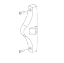 Show details for Von Duprin 050184 26D, 55 Series, Night Latch Center Case Kit, Satin Chrome 050183