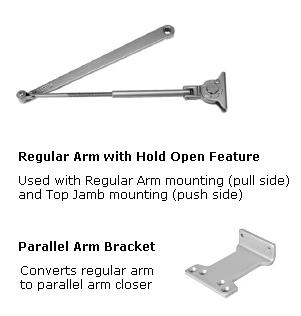 A1 - Hold Open Arm with PA Bracket [+$55.55]