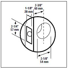 2-3/8" Backset