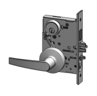 MFSF - MIA Lever - F Trim - SF Round Rose