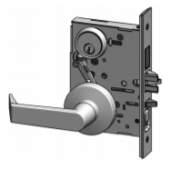 PFSF - PHL Lever - F Trim - SF Round Rose