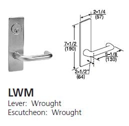 LWM - Lustra Wrought Lever W/ Wrought Escutcheon [+$13.20]