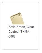 606E - Satin Brass Plated [+$313.50]