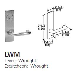 LWM - Lustra Wrought Lever W/ Wrought Escutcheon [+$10.82]