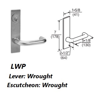 LWP - Lustra Wrought Lever W/ Wrought Escutcheon [+$10.82]