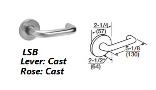 LSB - Lustra Cast Lever W/ Cast Rose [+$43.30]