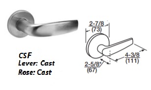 CSF - Citation Cast Lever W/ Cast  Rose [+$144.22]