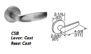 CSB - Citation Cast Lever W/ Cast  Rose [+$136.10]