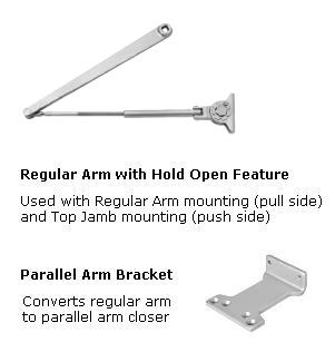 A1 - Hold Open Arm with PA Bracket [+$38.86]