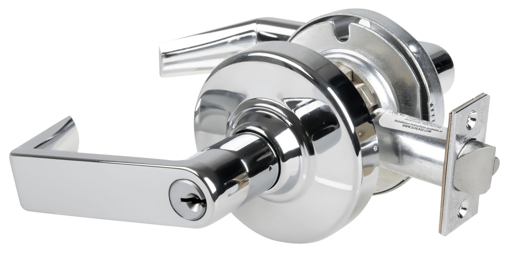 Picture of Schlage ND50PD RHO - Grade 1 Entrance/Office Lock, Rhodes Lever, Standard Cylinder