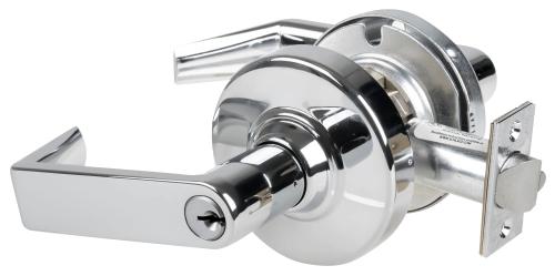 Picture of Schlage ND50PD RHO - Grade 1 Entrance/Office Lock, Rhodes Lever, Standard Cylinder