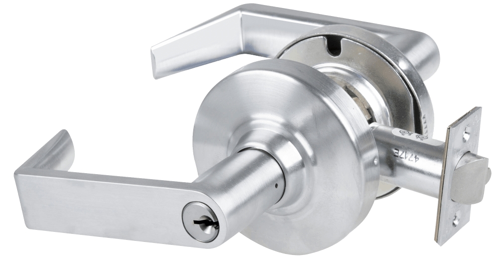 Picture of Schlage ND50PD RHO - Grade 1 Entrance/Office Lock, Rhodes Lever, Standard Cylinder