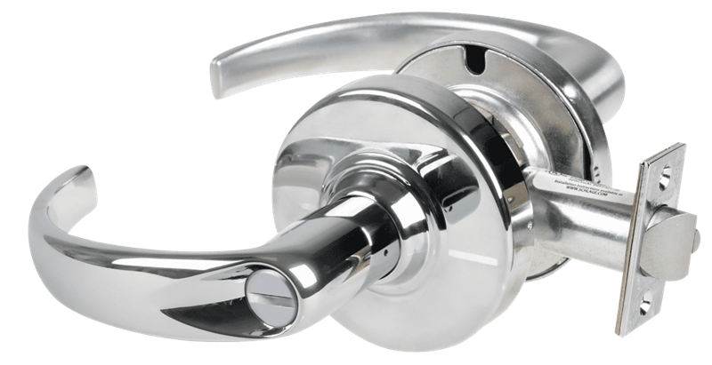 Picture of Schlage ND40S SPA - Grade 1 Bath/Bedroom Privacy Lock, Sparta Lever, Non-Keyed