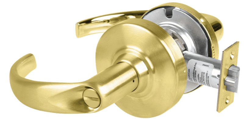 Picture of Schlage ND44S SPA - Grade 1 Hospital Privacy Lock, Sparta Lever, Non-Keyed