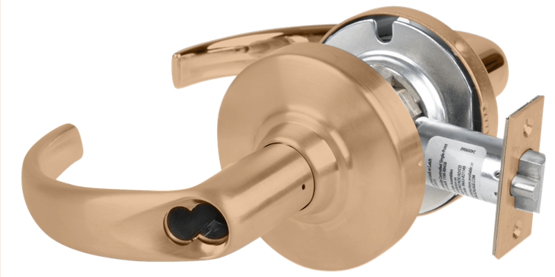 Picture of Schlage ND72BD SPA - Grade 1 Communicating Lock -  XN12-002 Sparta Lever, SFIC Prep Less Core