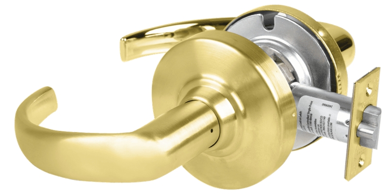 Picture of Schlage ND12DEL SPA - Grade 1 Electrified Cylindrical Lock, Exit Function, 12-24V DC, Fail Safe, Sparta Lever
