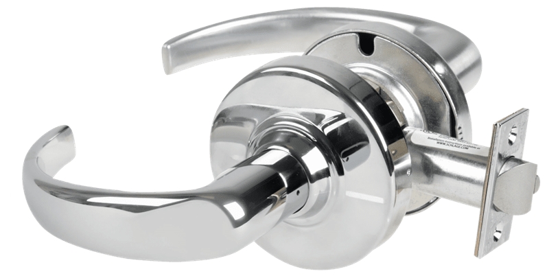 Picture of Schlage ND12DEL SPA - Grade 1 Electrified Cylindrical Lock, Exit Function, 12-24V DC, Fail Safe, Sparta Lever