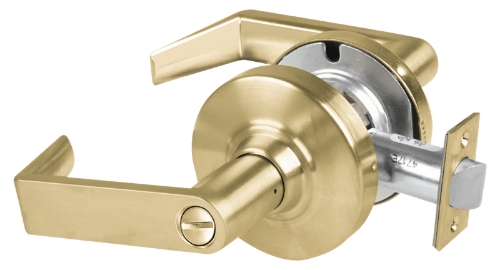 Picture of Schlage ND40S RHO - Grade 1 Bath/Bedroom Privacy Lock, Rhodes Lever, Non-Keyed