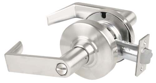 Picture of Schlage ND40S RHO - Grade 1 Bath/Bedroom Privacy Lock, Rhodes Lever, Non-Keyed