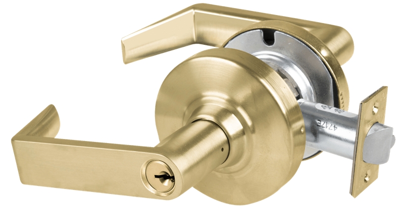 Picture of Schlage ND75PD RHO - Grade 1 Classroom Security Lock, Rhodes Lever, Standard Cylinder,  Non-Handed