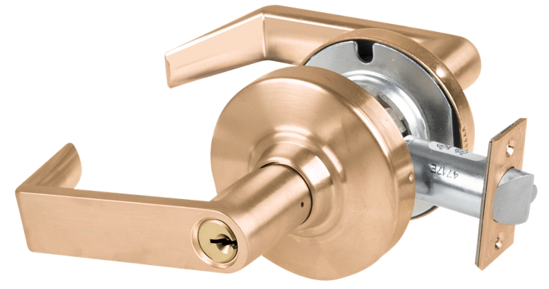 Picture of Schlage ND75PD RHO - Grade 1 Classroom Security Lock, Rhodes Lever, Standard Cylinder,  Non-Handed