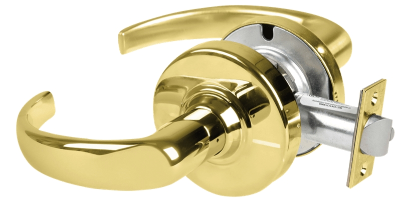 Picture of Schlage ND12DEU SPA - Grade 1 Electrified Cylindrical Lock, Exit Function, 12-24V DC, Fail Secure, Sparta Lever