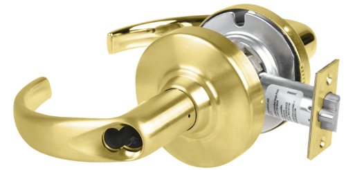 Picture of Schlage ND80BDEU SPA Grade 1 Electrified Cylindrical Lock, Storeroom Function, 12-24 VDC, Fail Secure, Sparta Lever, SFIC Prep