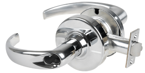 Picture of Schlage ND80BDEU SPA Grade 1 Electrified Cylindrical Lock, Storeroom Function, 12-24 VDC, Fail Secure, Sparta Lever, SFIC Prep