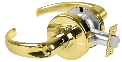 Picture of Schlage ND80PDEU SPA Grade 1 Electrified Cylindrical Lock, Storeroom Function, 12/24 VDC, Fail Secure, Sparta Lever